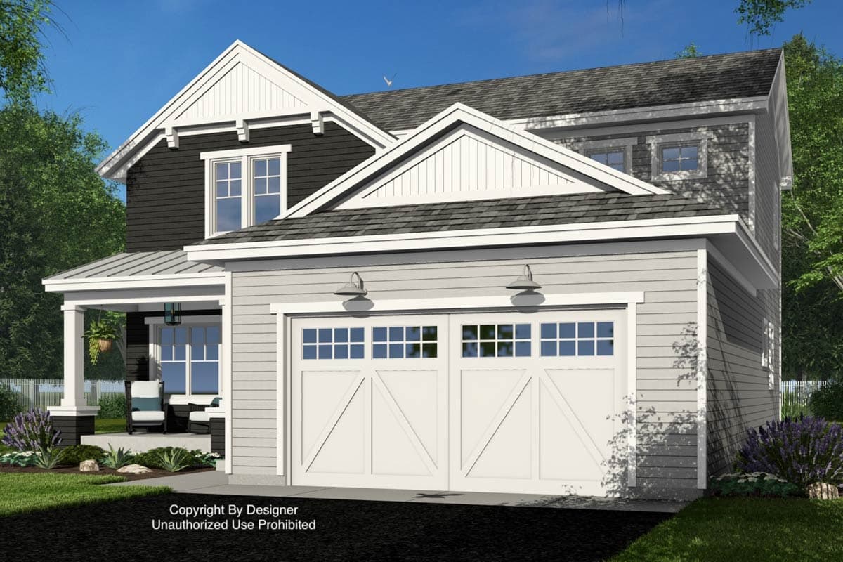 Plan 14963RK: Two-Story Craftsman House Plan with 2nd Floor Master Suite - 2216 Sq Ft - Image #8 - Craftsman, Traditional