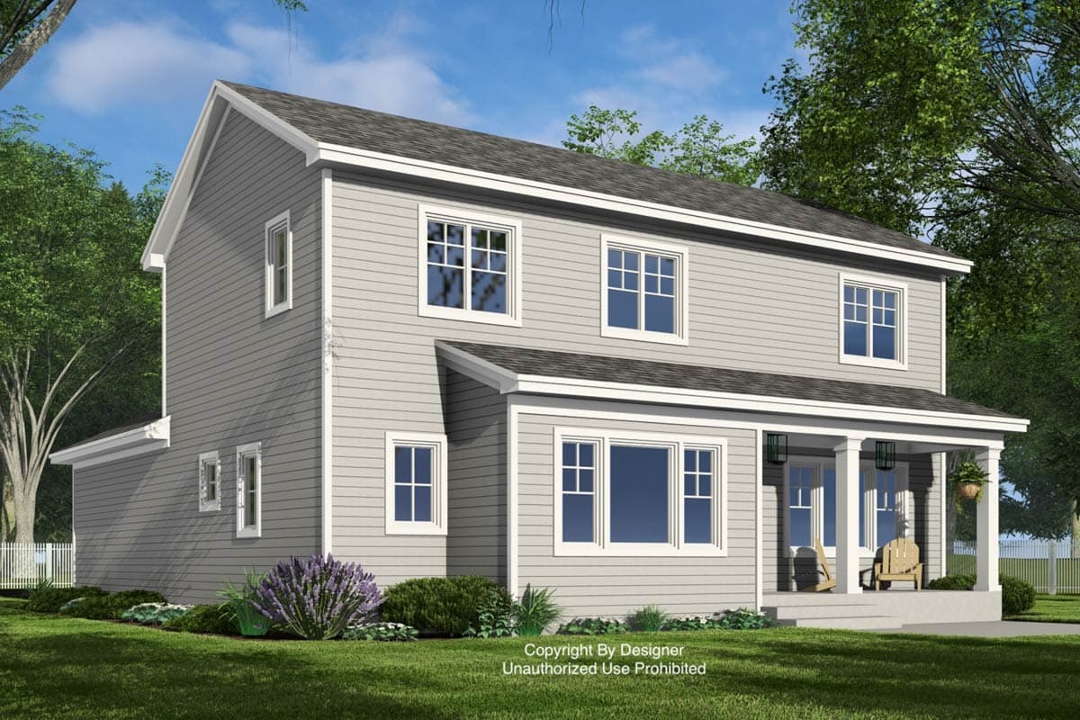Plan 14963RK: Two-Story Craftsman House Plan with 2nd Floor Master Suite - 2216 Sq Ft - Image #7 - Craftsman, Traditional