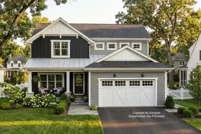 Two-Story Craftsman House Plan with 2nd Floor Master Suite - 2216 Sq Ft
