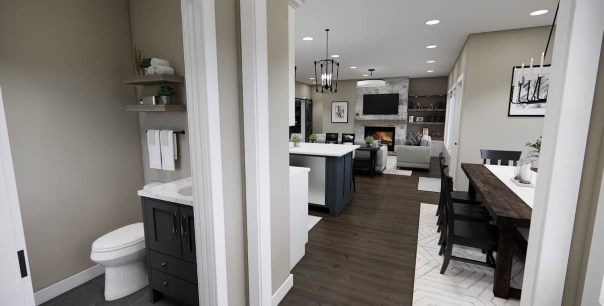Plan 14965RK: Two-Story Traditional House Plan with Upstairs Loft - 2500 Sq Ft - Image #15 - Country, Traditional