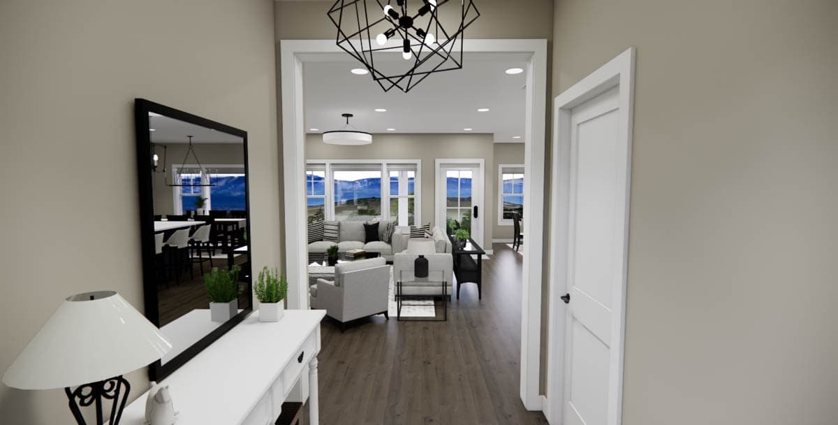 Plan 14966RK: Two-Story Craftsman House Plan with Main Floor Master - 2500 Sq Ft - Image #9 - Craftsman, Traditional