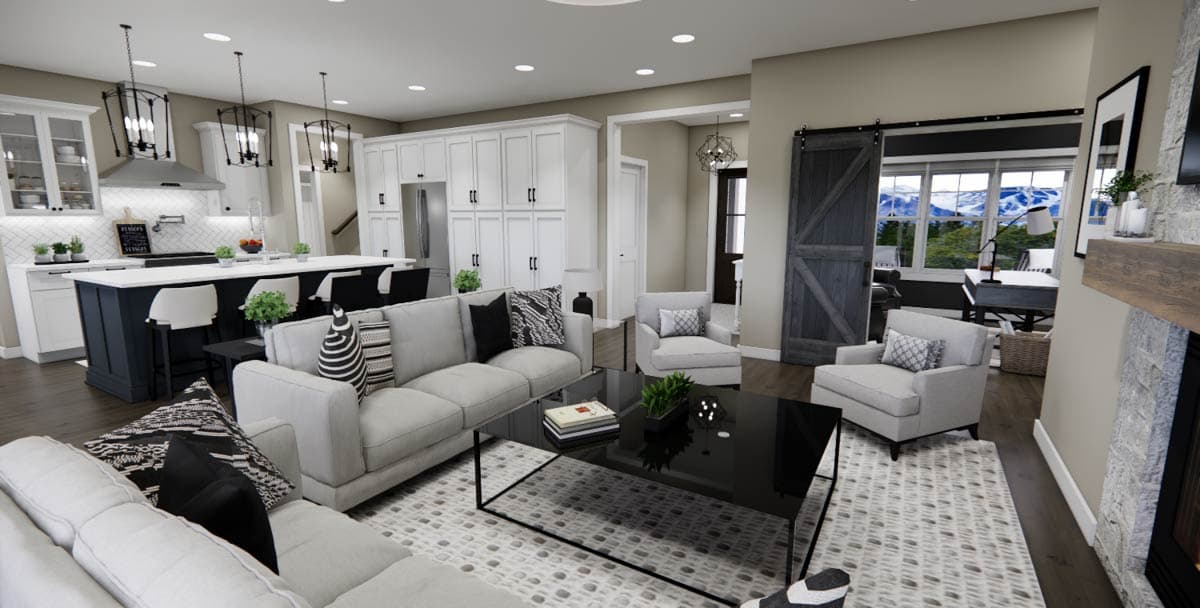 Plan 14966RK: Two-Story Craftsman House Plan with Main Floor Master - 2500 Sq Ft - Image #11 - Craftsman, Traditional