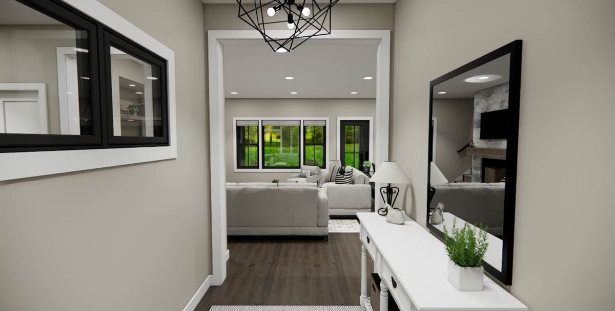 Plan 14967RK: Two-Story 3-Bedroom Farmhouse Plan with Home Office - 2132 Sq Ft - Image #9 - Farmhouse