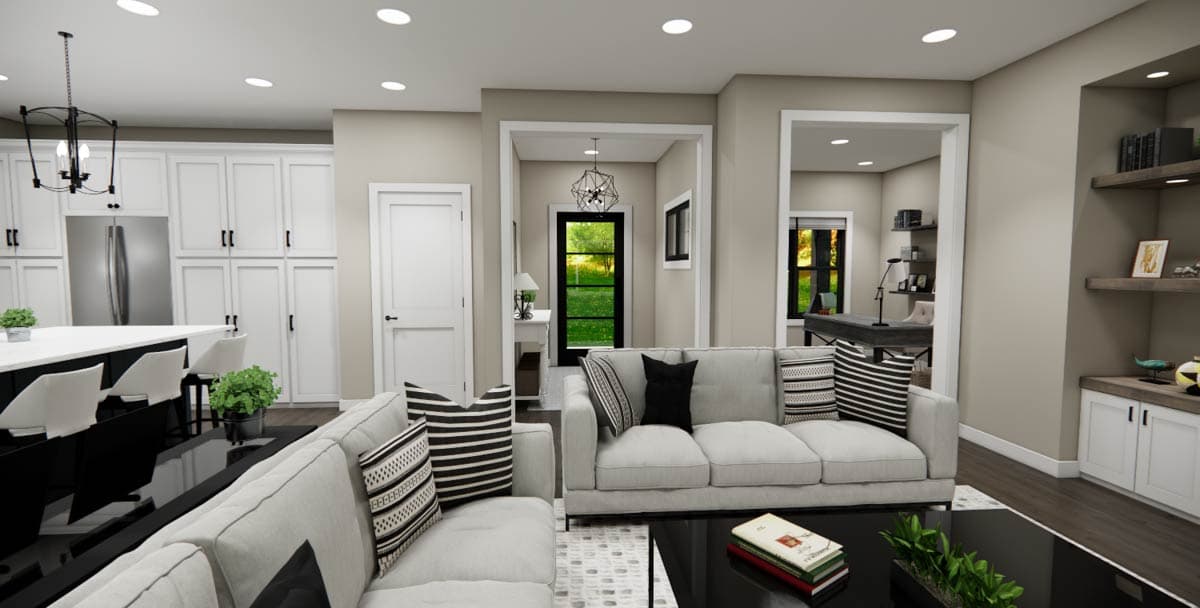 Plan 14967RK: Two-Story 3-Bedroom Farmhouse Plan with Home Office - 2132 Sq Ft - Image #10 - Farmhouse