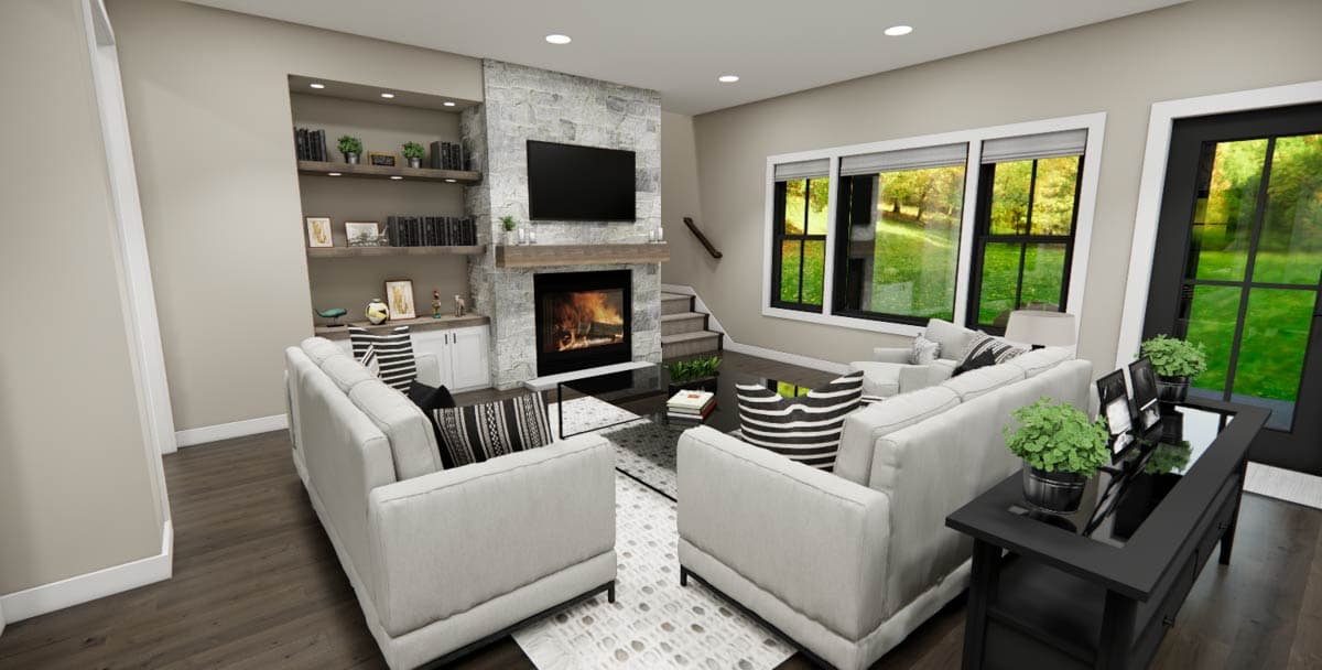 Plan 14967RK: Two-Story 3-Bedroom Farmhouse Plan with Home Office - 2132 Sq Ft - Image #16 - Farmhouse