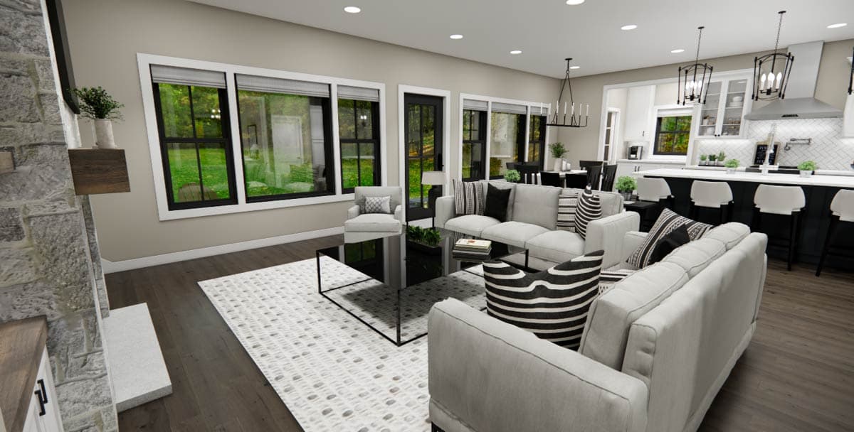 Plan 14967RK: Two-Story 3-Bedroom Farmhouse Plan with Home Office - 2132 Sq Ft - Image #14 - Farmhouse