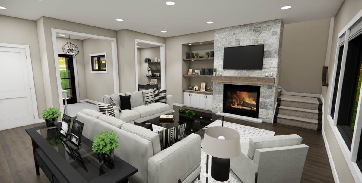 Plan 14967RK: Two-Story 3-Bedroom Farmhouse Plan with Home Office - 2132 Sq Ft - Image #22 - Farmhouse
