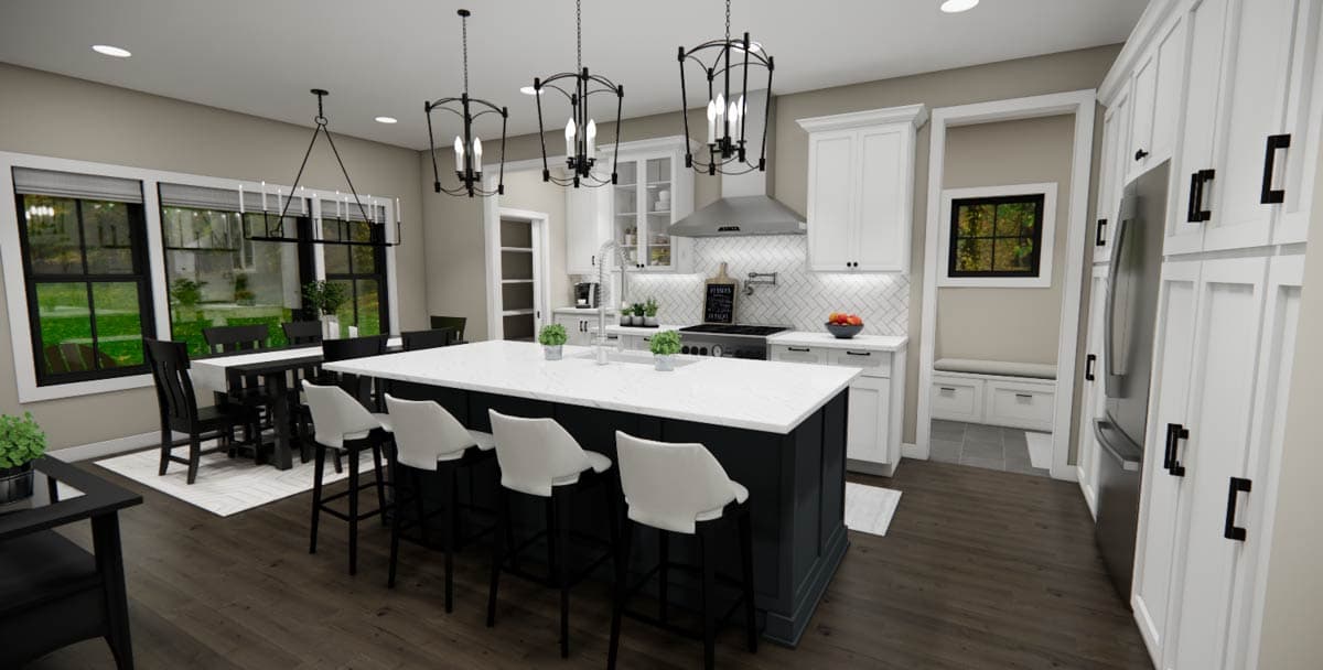 Plan 14967RK: Two-Story 3-Bedroom Farmhouse Plan with Home Office - 2132 Sq Ft - Image #21 - Farmhouse