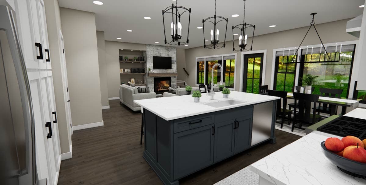 Plan 14967RK: Two-Story 3-Bedroom Farmhouse Plan with Home Office - 2132 Sq Ft - Image #18 - Farmhouse