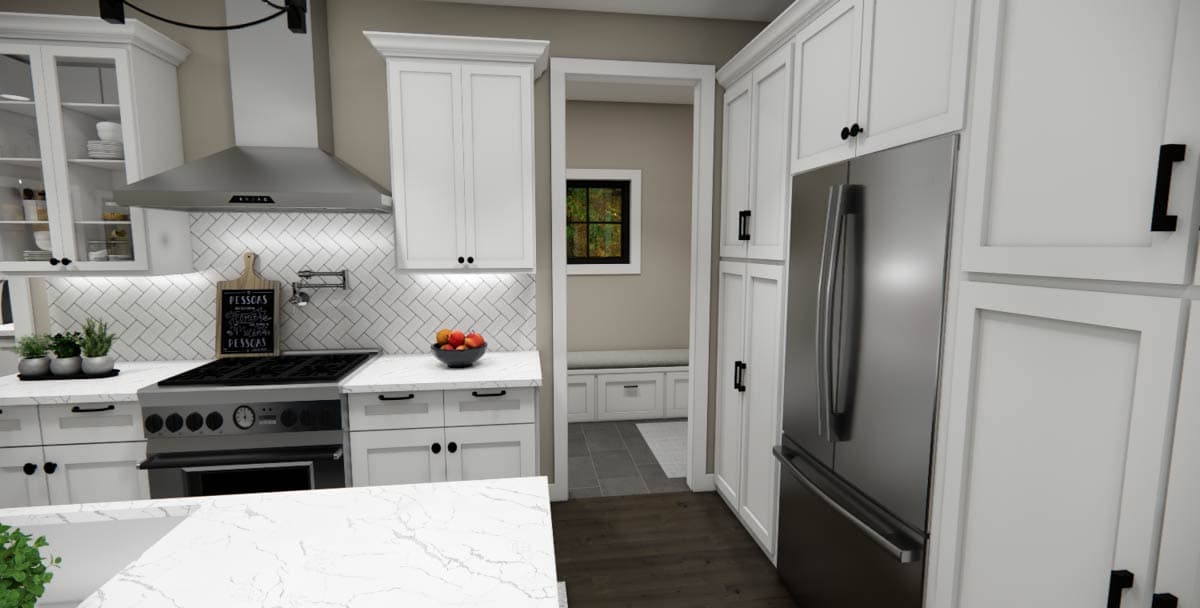 Plan 14967RK: Two-Story 3-Bedroom Farmhouse Plan with Home Office - 2132 Sq Ft - Image #23 - Farmhouse