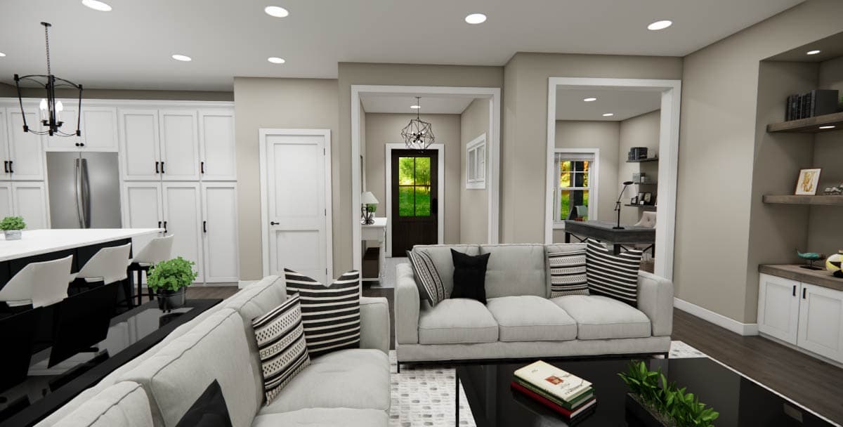 Plan 14968RK: Two-Story 3-Bedroom Traditional House Plan with Prep-Kitchen - 2132 Sq Ft - Image #10 - Country, Traditional