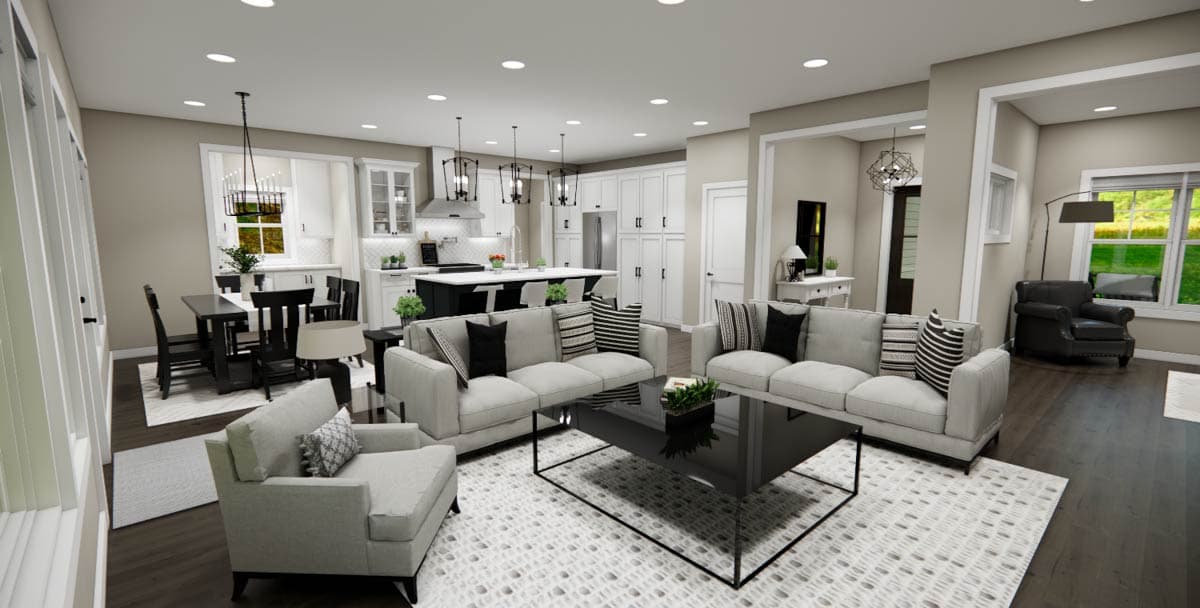 Plan 14968RK: Two-Story 3-Bedroom Traditional House Plan with Prep-Kitchen - 2132 Sq Ft - Image #14 - Country, Traditional