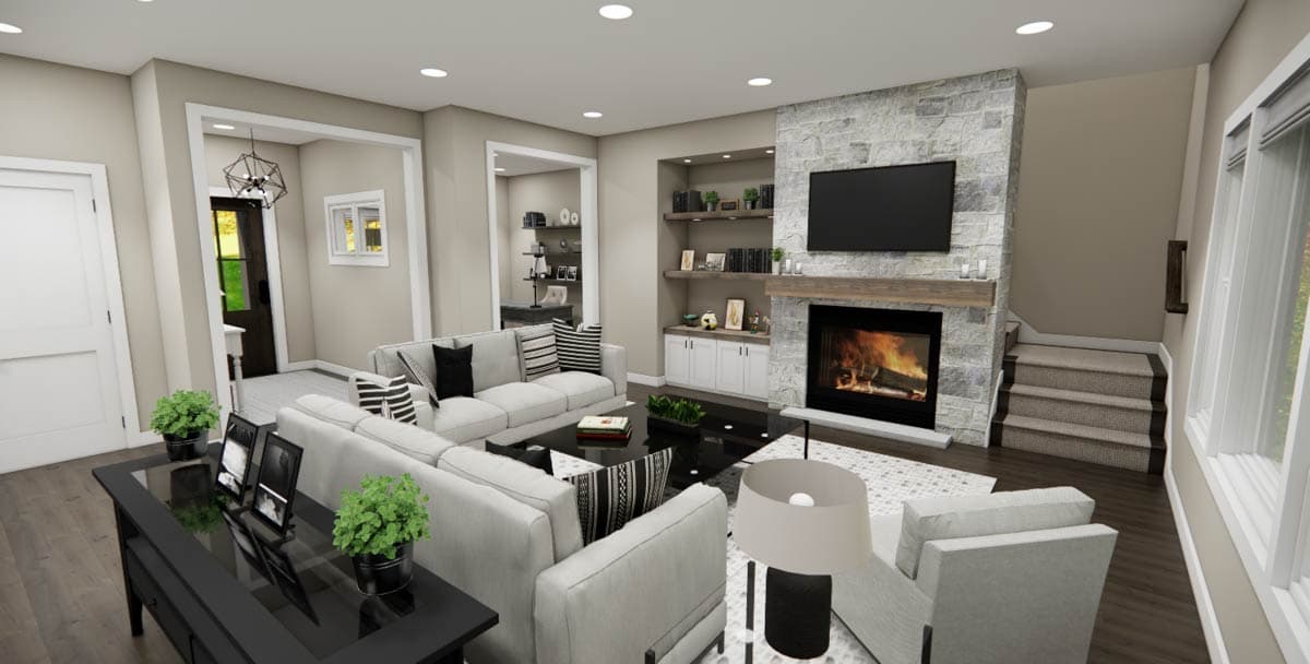 Plan 14968RK: Two-Story 3-Bedroom Traditional House Plan with Prep-Kitchen - 2132 Sq Ft - Image #16 - Country, Traditional