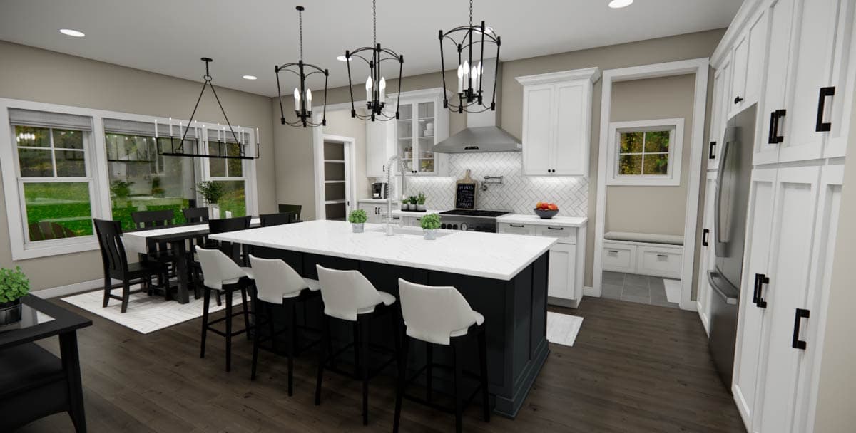 Plan 14968RK: Two-Story 3-Bedroom Traditional House Plan with Prep-Kitchen - 2132 Sq Ft - Image #19 - Country, Traditional