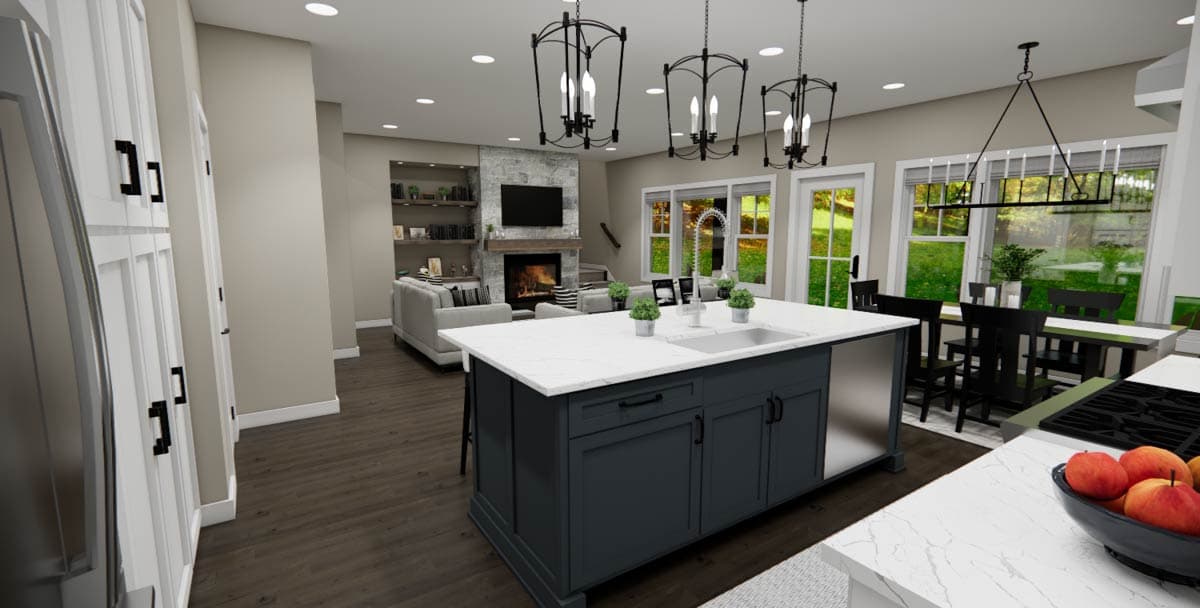 Plan 14968RK: Two-Story 3-Bedroom Traditional House Plan with Prep-Kitchen - 2132 Sq Ft - Image #21 - Country, Traditional