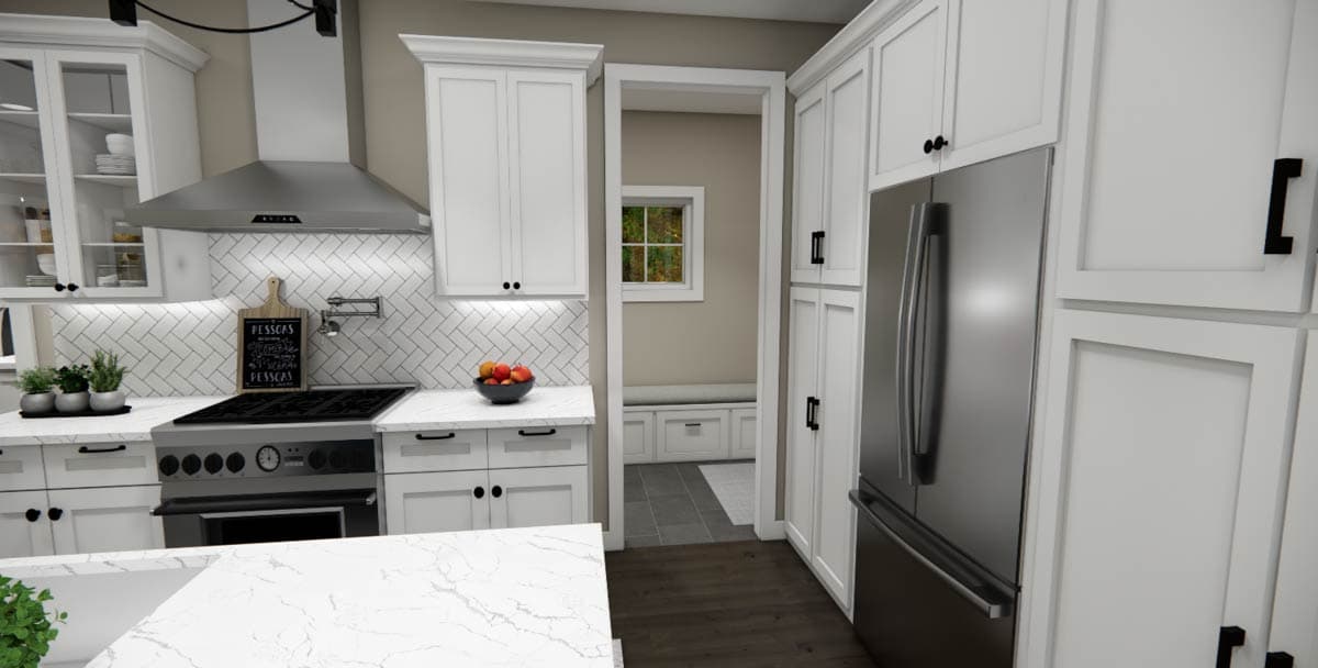 Plan 14968RK: Two-Story 3-Bedroom Traditional House Plan with Prep-Kitchen - 2132 Sq Ft - Image #23 - Country, Traditional