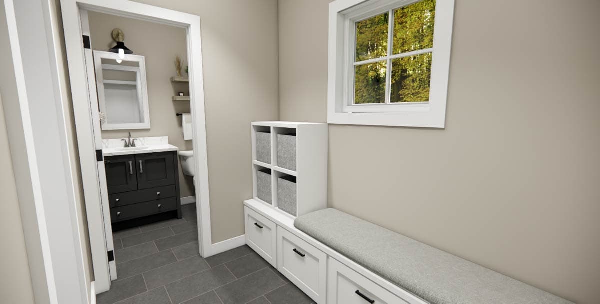 Plan 14968RK: Two-Story 3-Bedroom Traditional House Plan with Prep-Kitchen - 2132 Sq Ft - Image #25 - Country, Traditional