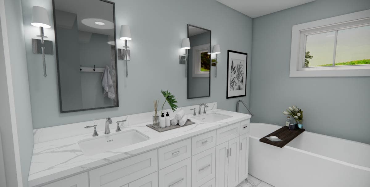 Plan 14968RK: Two-Story 3-Bedroom Traditional House Plan with Prep-Kitchen - 2132 Sq Ft - Image #47 - Country, Traditional