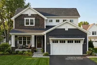 Two-Story 3-Bedroom Traditional House Plan with Prep-Kitchen - 2132 Sq Ft