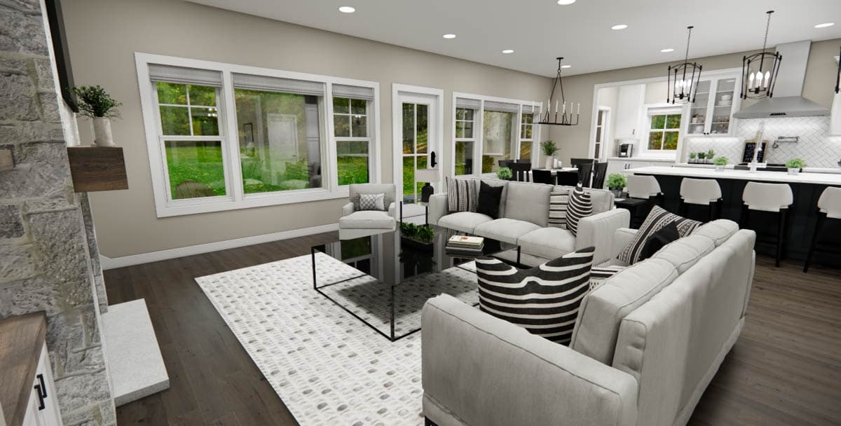 Plan 14969RK: Two-Story 3-Bedroom Craftsman House Plan with Home Office - 2132 Sq Ft - Image #14 - Craftsman, Traditional