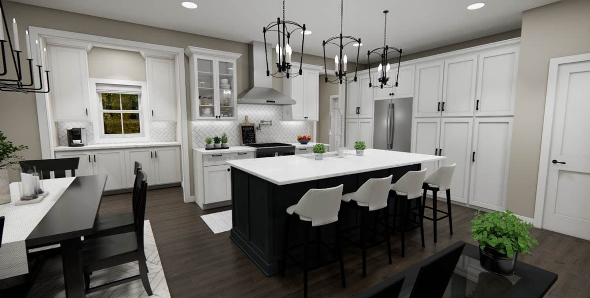 Plan 14969RK: Two-Story 3-Bedroom Craftsman House Plan with Home Office - 2132 Sq Ft - Image #18 - Craftsman, Traditional