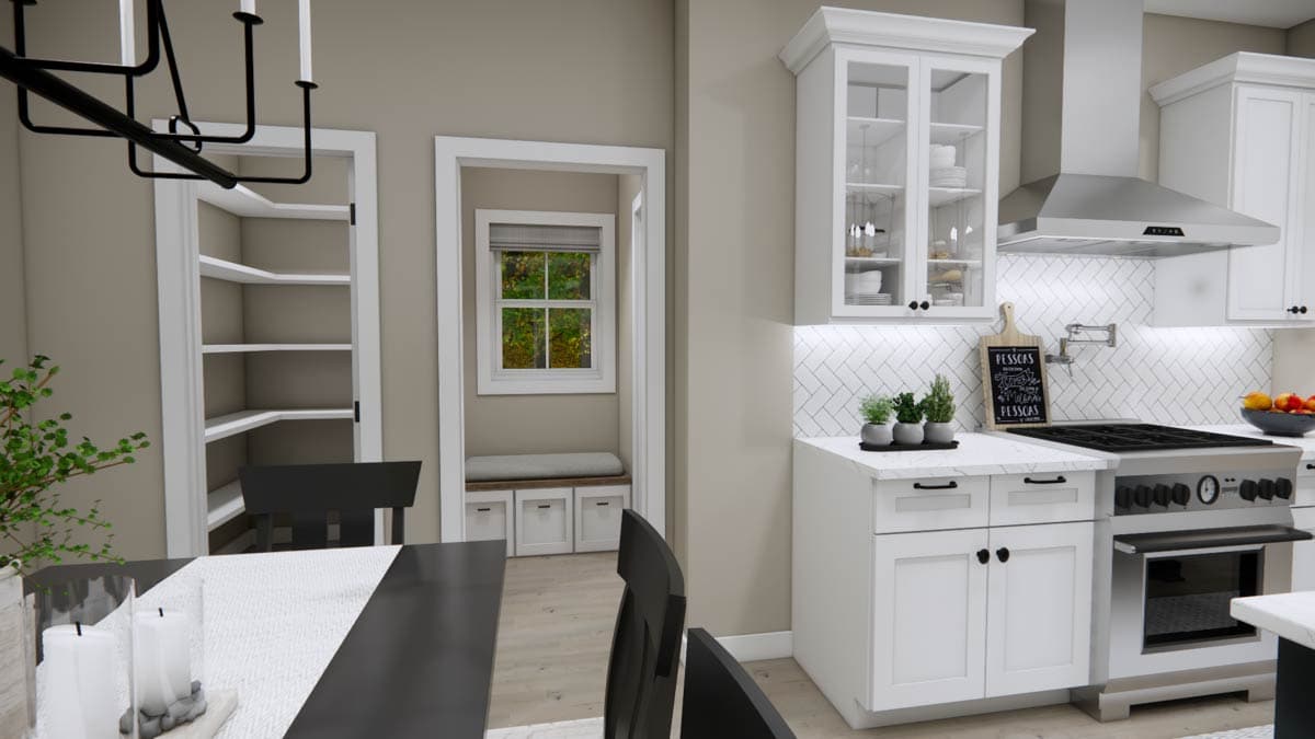 Plan 14970RK: 4-Bedroom Farmhouse Plan with Home Office and Nook - 2417 Sq Ft - Image #19 - Modern Farmhouse