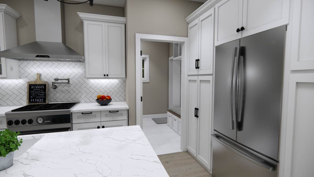 Plan 14970RK: 4-Bedroom Farmhouse Plan with Home Office and Nook - 2417 Sq Ft - Image #20 - Modern Farmhouse