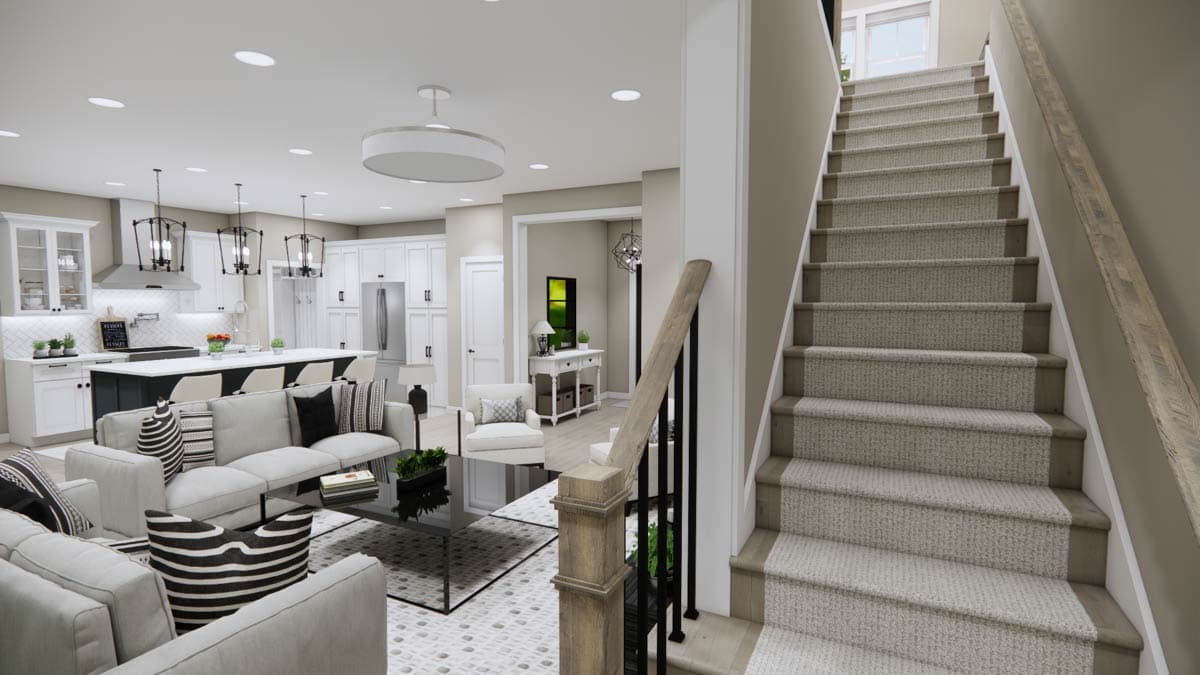 Plan 14970RK: 4-Bedroom Farmhouse Plan with Home Office and Nook - 2417 Sq Ft - Image #32 - Modern Farmhouse