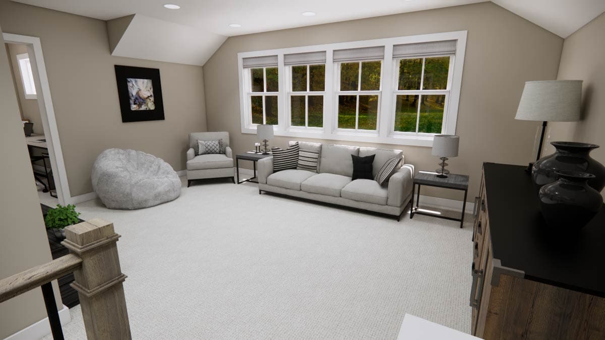 Plan 14970RK: 4-Bedroom Farmhouse Plan with Home Office and Nook - 2417 Sq Ft - Image #34 - Modern Farmhouse