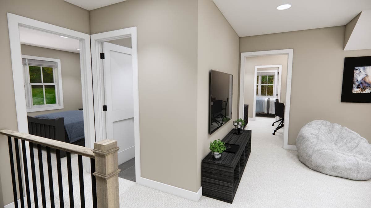 Plan 14970RK: 4-Bedroom Farmhouse Plan with Home Office and Nook - 2417 Sq Ft - Image #44 - Modern Farmhouse