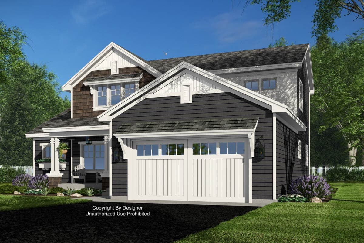 Plan 14971RK: Two-Story 4-Bedoom Traditional House Plan with Home Office - 2417 Sq Ft - Image #8 - Country, Traditional