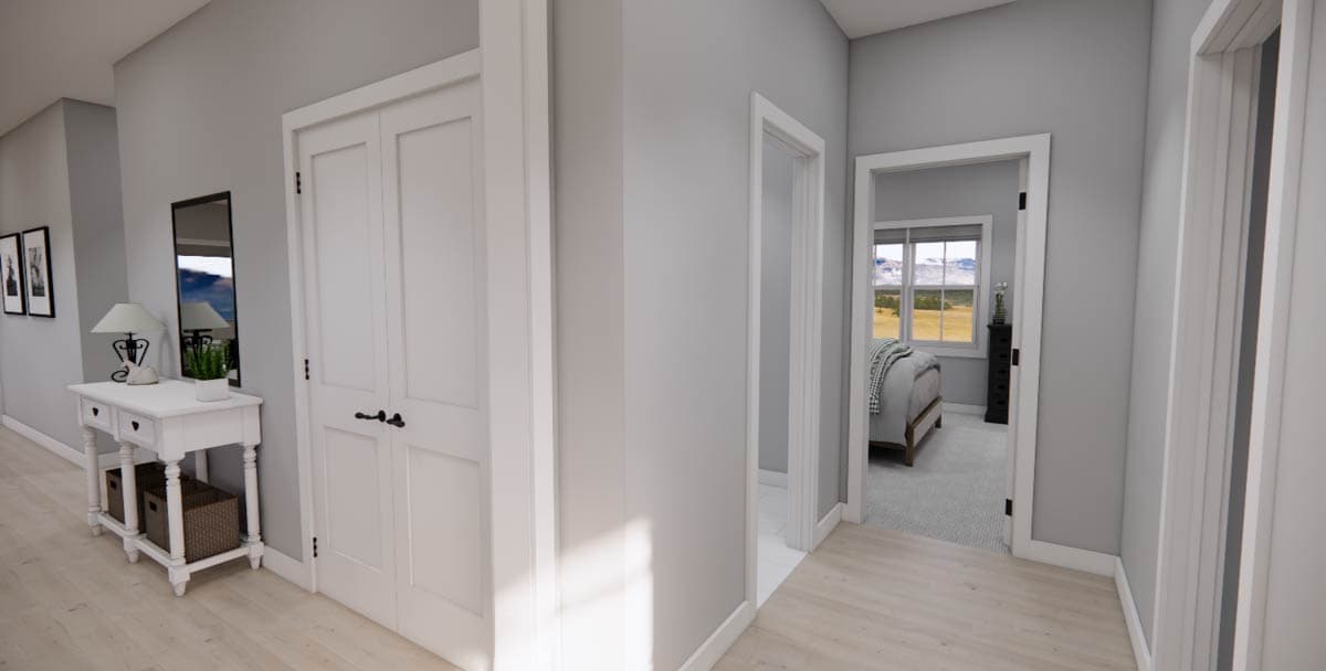 Plan 14973RK: Single-Story 3-Bed Modern Farmhouse Plan with L-Shape Kitchen - 1621 Sq Ft - Image #9 - Country, Farmhouse