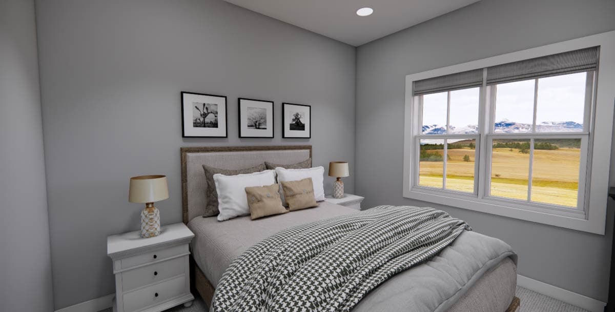 Plan 14973RK: Single-Story 3-Bed Modern Farmhouse Plan with L-Shape Kitchen - 1621 Sq Ft - Image #19 - Country, Farmhouse