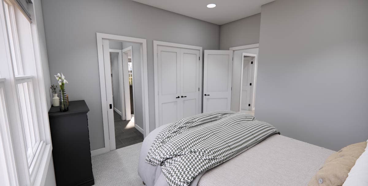 Plan 14973RK: Single-Story 3-Bed Modern Farmhouse Plan with L-Shape Kitchen - 1621 Sq Ft - Image #16 - Country, Farmhouse