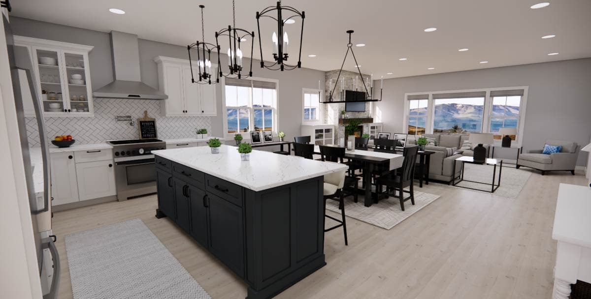 Plan 14973RK: Single-Story 3-Bed Modern Farmhouse Plan with L-Shape Kitchen - 1621 Sq Ft - Image #20 - Country, Farmhouse