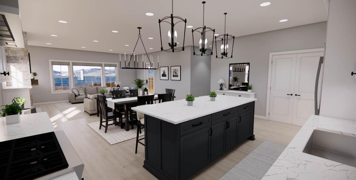 Plan 14973RK: Single-Story 3-Bed Modern Farmhouse Plan with L-Shape Kitchen - 1621 Sq Ft - Image #22 - Country, Farmhouse