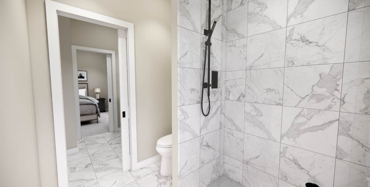 Plan 14976RK: Single-Story Modern Farmhouse Plan with Jack and Jill Bathroom Under 1500 Sq Ft - Image #14 - Farmhouse, Modern Farmhouse