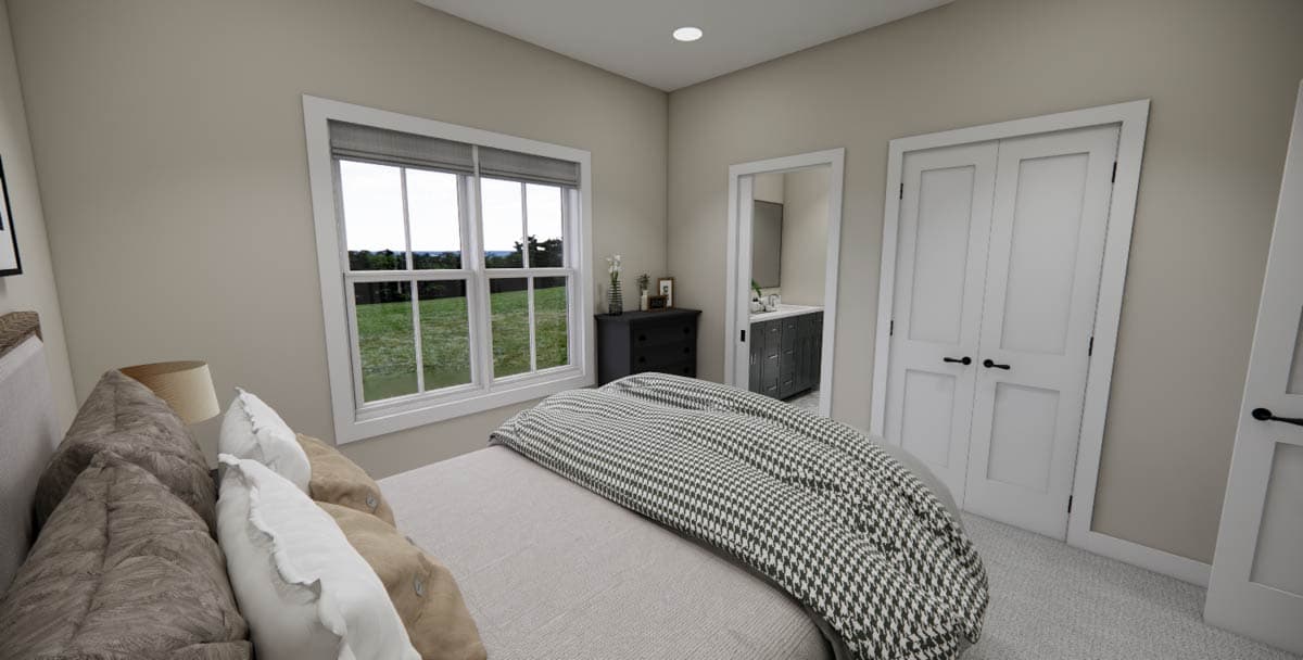 Plan 14976RK: Single-Story Modern Farmhouse Plan with Jack and Jill Bathroom Under 1500 Sq Ft - Image #18 - Farmhouse, Modern Farmhouse