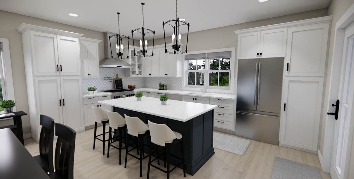 Plan 14976RK: Single-Story Modern Farmhouse Plan with Jack and Jill Bathroom Under 1500 Sq Ft - Image #25 - Farmhouse, Modern Farmhouse