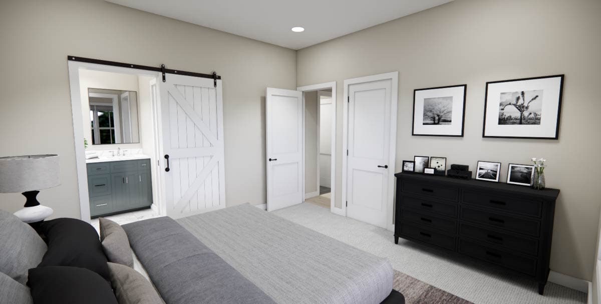 Plan 14976RK: Single-Story Modern Farmhouse Plan with Jack and Jill Bathroom Under 1500 Sq Ft - Image #32 - Farmhouse, Modern Farmhouse
