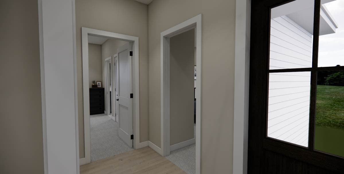 Plan 14978RK: Single-Story Craftsman House Plan with Jack and Jill Bathroom Under 1500 Sq Ft - Image #9 - Craftsman