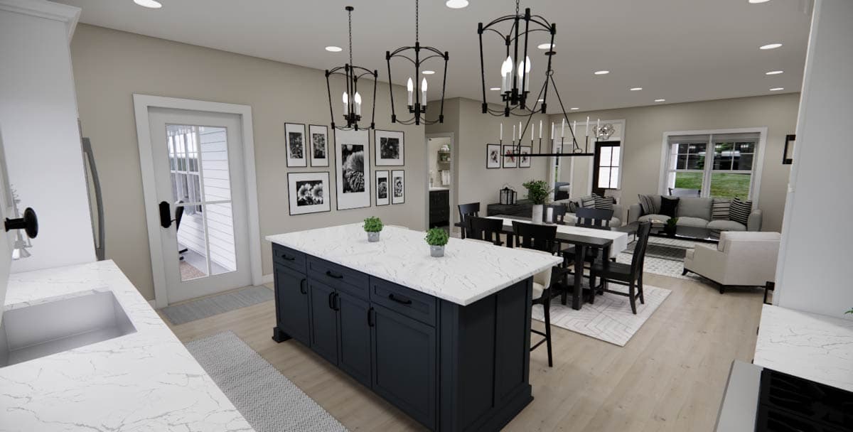 Plan 14978RK: Single-Story Craftsman House Plan with Jack and Jill Bathroom Under 1500 Sq Ft - Image #27 - Craftsman