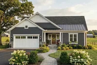 Single-Story 3-Bed Craftsman House Plan with Clustered Bedrooms - 1801 Sq Ft