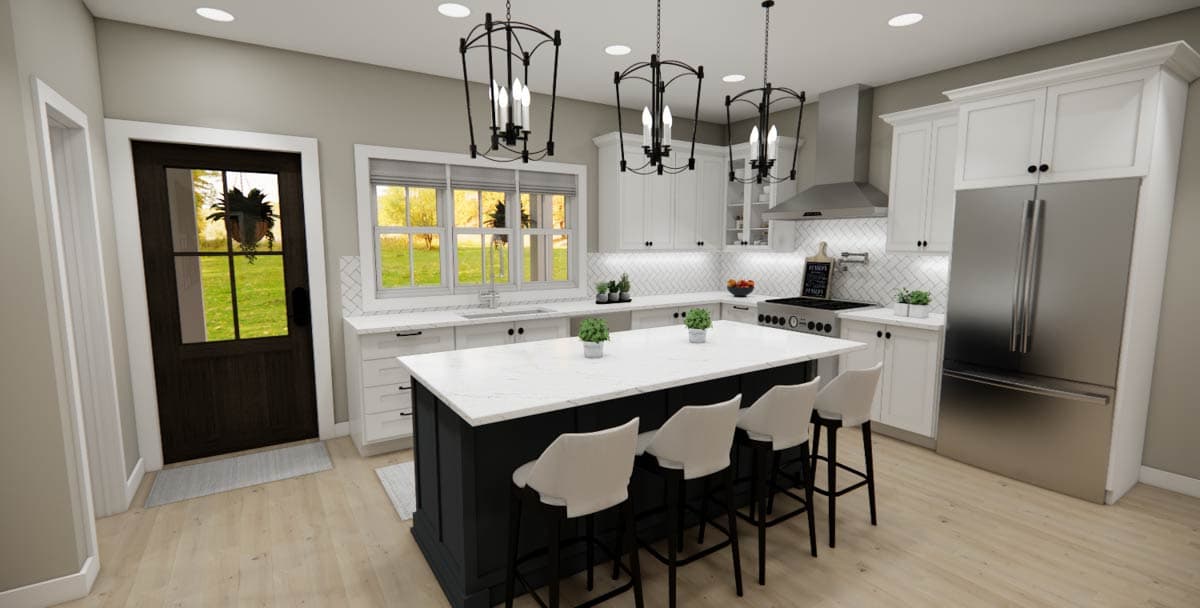 Plan 14985RK: Inviting 3-Bedroom Modern Farmhouse House Plan with ...