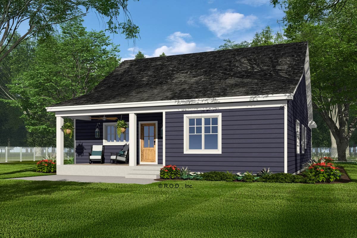 Plan 14987RK: 3-Bed Craftsman House Plan with Open Concept Living Area - 1568 Sq Ft - Image #5 - Craftsman, Traditional