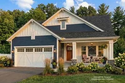 3-Bed Craftsman House Plan with Open Concept Living Area - 1568 Sq Ft