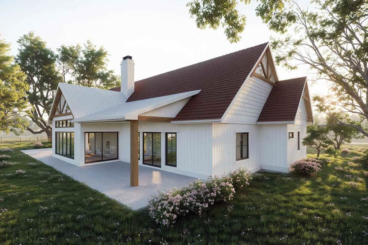 Plan 147028RML: 3-Bed Traditional Ranch House Plan with Den or Office - 2439 Sq Ft - Image #8 - Craftsman, Ranch, Traditional