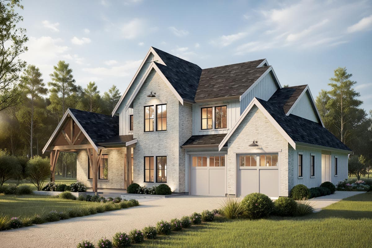 Plan 270114AF: 4-Bed Modern Craftsman House Plan with Main Level Primary Suite - 3367 Sq Ft  - Image #7 - Country, Craftsman, Modern Farmhouse, New American, Traditional