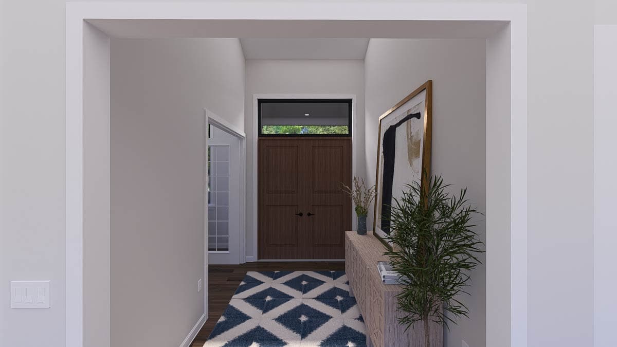 Plan 61602UT: Single-Story Country Ranch House Plan with Jack & Jill Bathroom - 2672 Sq Ft - Image #8 - Country, Ranch