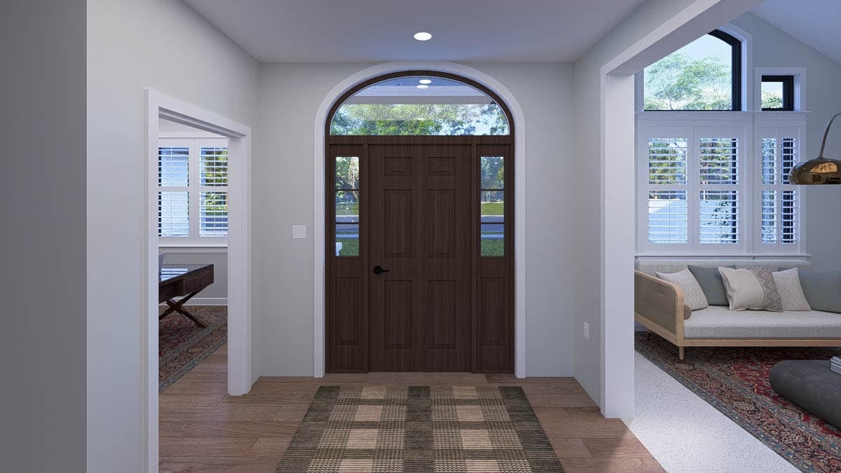 Plan 61603UT: Two-Story Traditional House Plan with Clustered Bedrooms - 2660 Sq Ft - Image #7 - European, Traditional